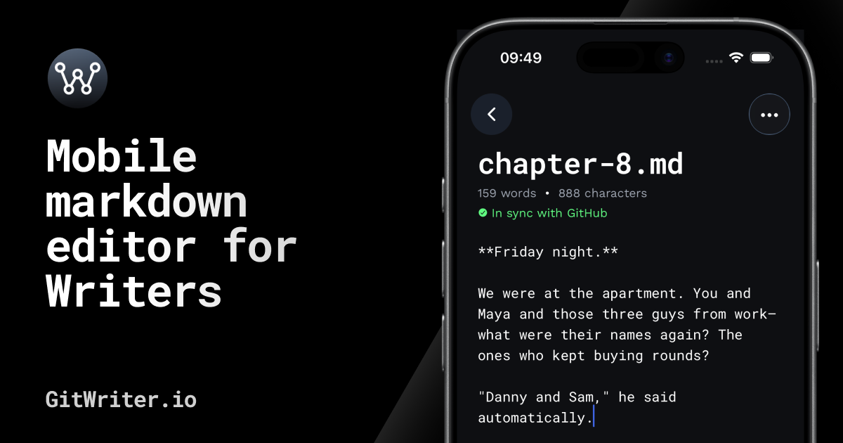 GitWriter preview